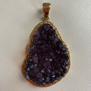 Charles Albert Alchemia Amethyst Geode Pendant
